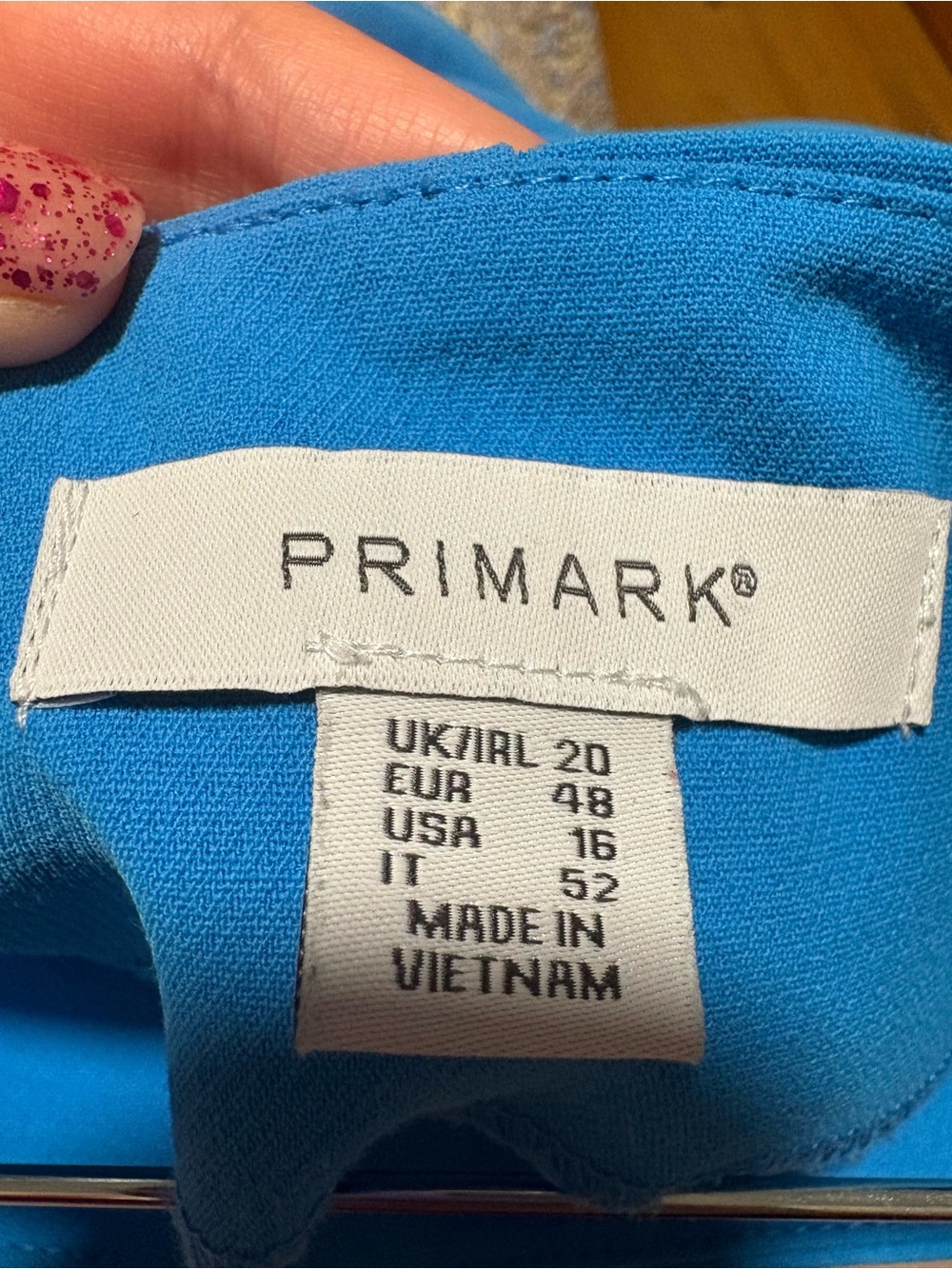 Primark Electric Blue High-Waist Women's Shorts - Picture 3 of 3